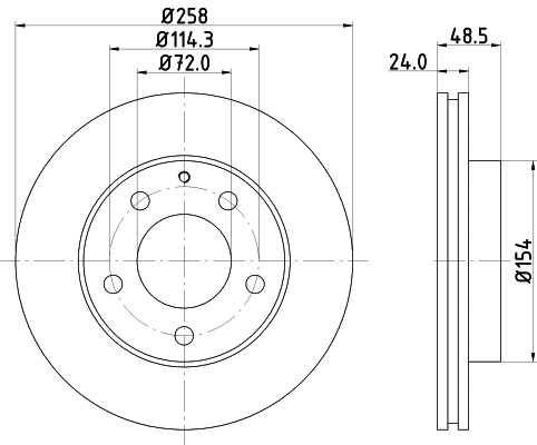 Brake Disc (52015)