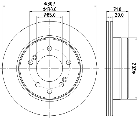Brake Disc (55031)