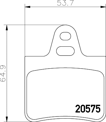 Brake Pad Set, disc brake (T0150)