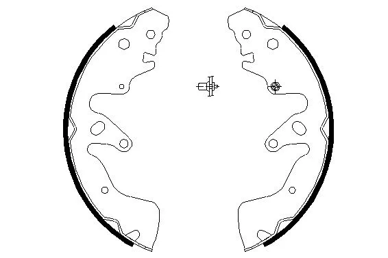 Brake Shoe Set (H1687)