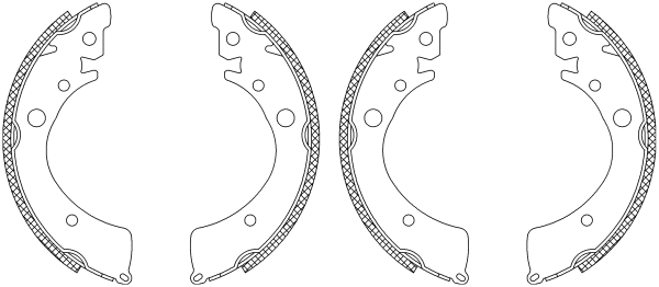 Brake Shoe Set (Q0940)