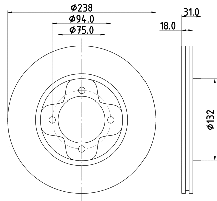 Brake Disc (52009)