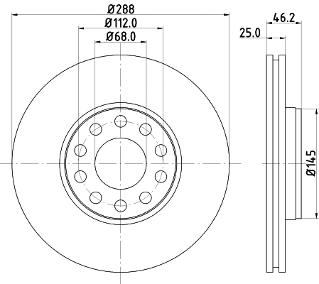 Brake Disc (54210)