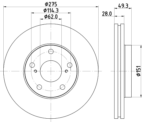 Brake Disc (53625)