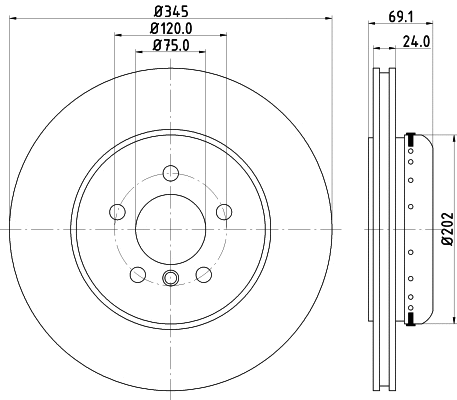 Brake Disc (55539)