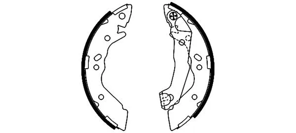 Brake Shoe Set (H9145)