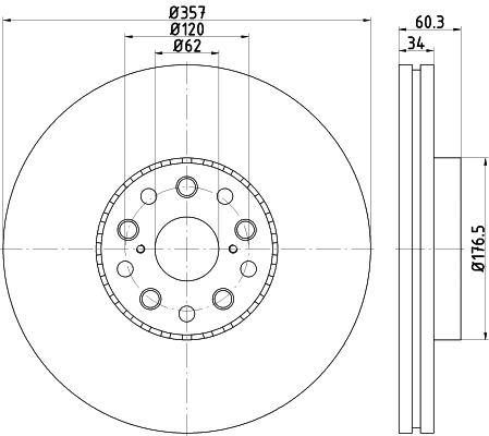 Brake Disc (55242)