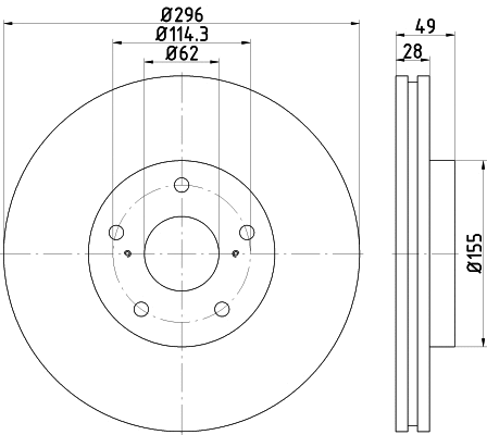 Brake Disc (55350)