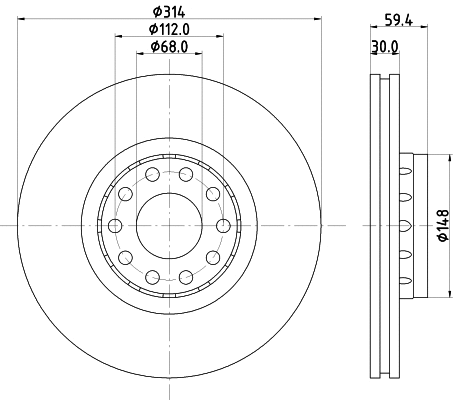 Brake Disc (53970)