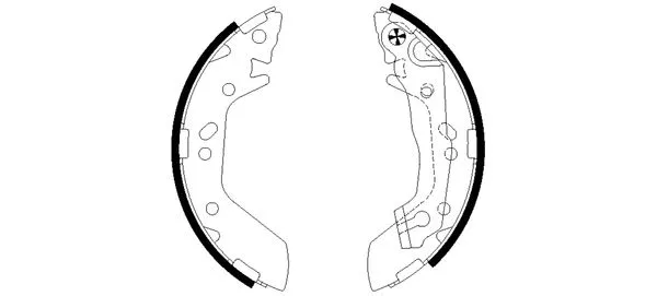 Brake Shoe Set (H9550)