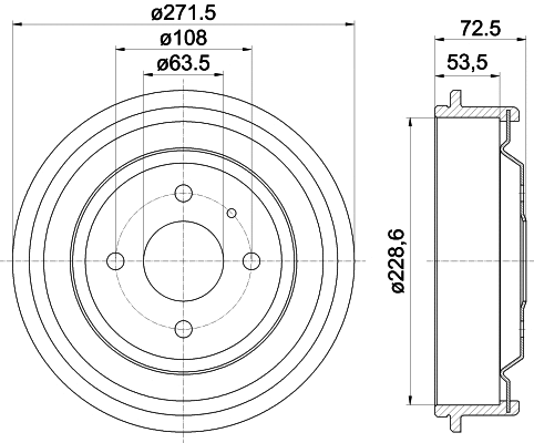 Brake Drum (61005)
