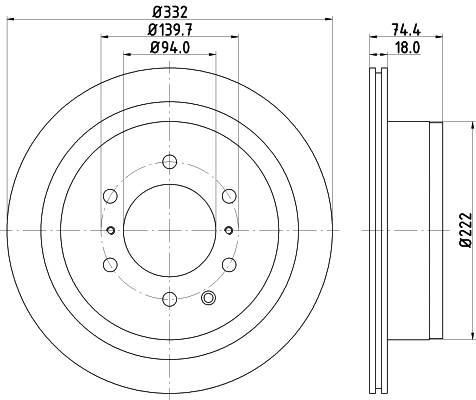 Brake Disc (54673)