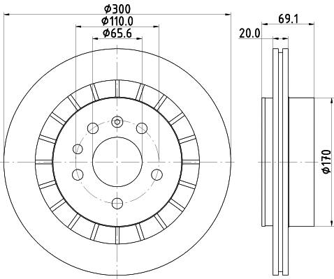 Brake Disc (54649)