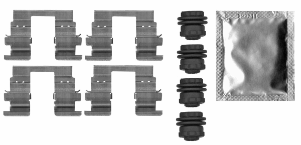 Accessory Kit, disc brake pad (K0783)