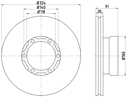 Brake Disc (58401)