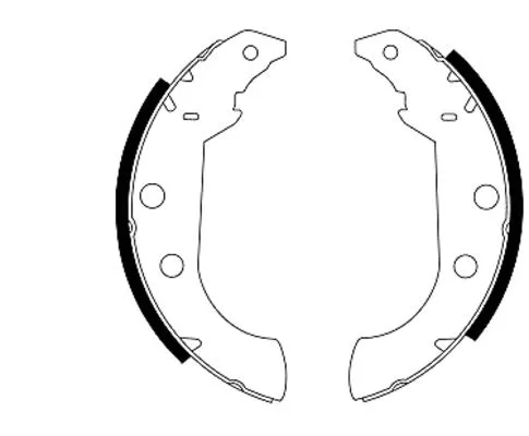 Brake Shoe Set (H8600)