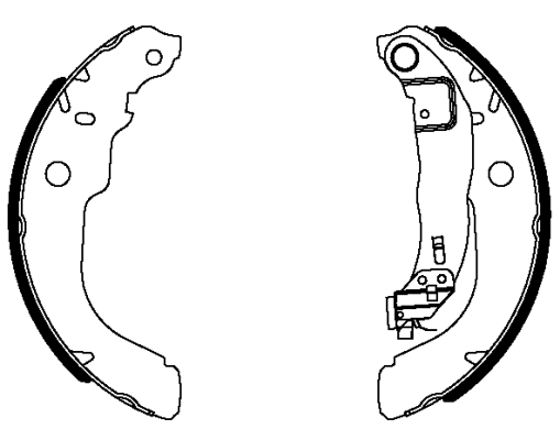 Brake Shoe Set (R1382)