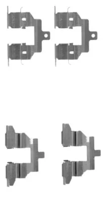 Accessory Kit, disc brake pad (K0257)