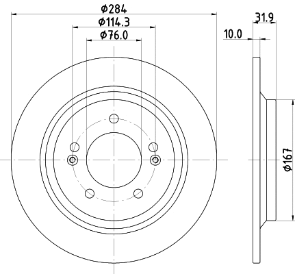 Brake Disc (55931)