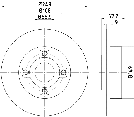 Brake Disc (54546)
