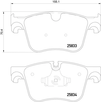 Brake Pad Set, disc brake (T2292)