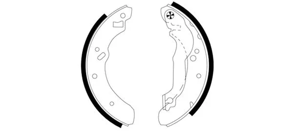 Brake Shoe Set (H8625)
