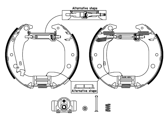 Brake Shoe Set (R1190)