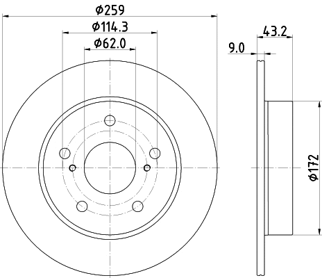 Brake Disc (56083)