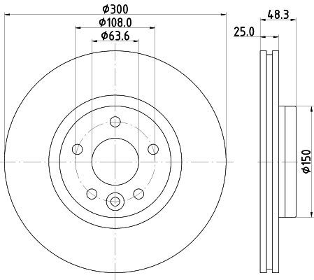 Brake Disc (55557)