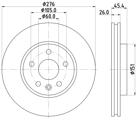 Brake Disc (55771)