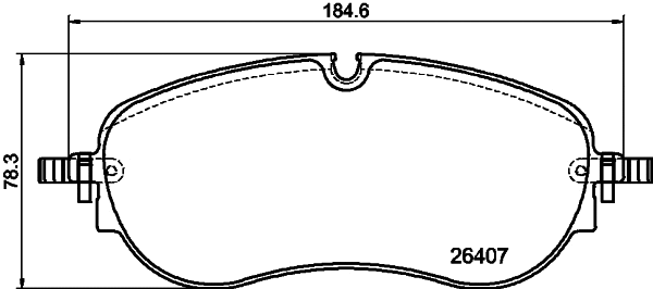 Brake Pad Set, disc brake (T2919)