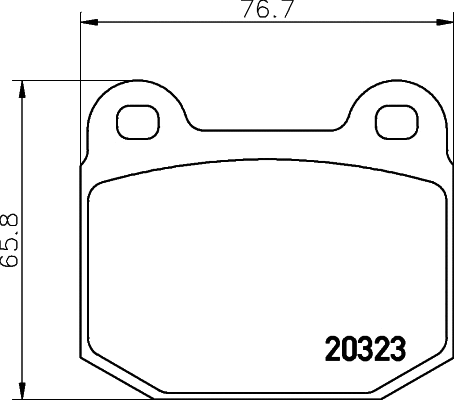 Brake Pad Set, disc brake (T1209)
