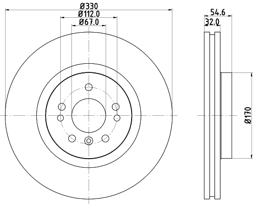 Brake Disc (54506)