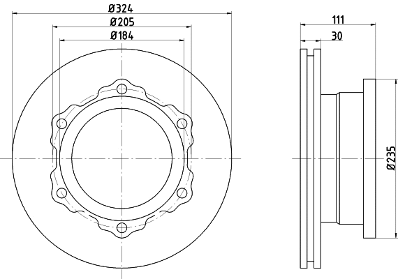 Brake Disc (58262)