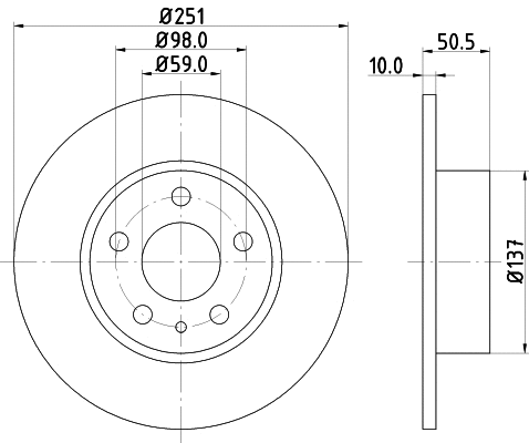 Brake Disc (51804)