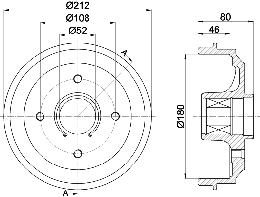 Brake Drum (61421)