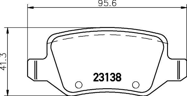 Brake Pad Set, disc brake (T1530)
