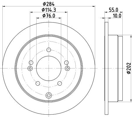 Brake Disc (55710)