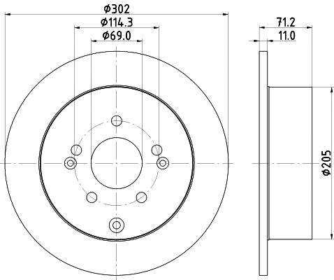 Brake Disc (54661)