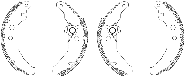 Brake Shoe Set (Q0755)