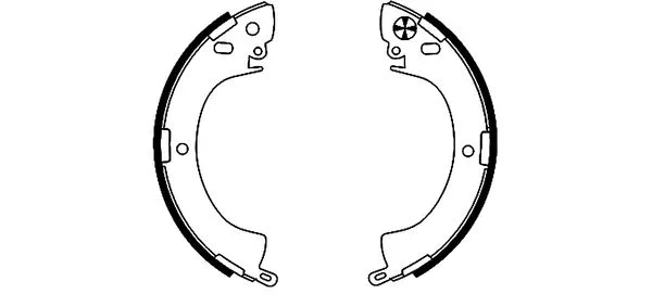 Brake Shoe Set (H8305)