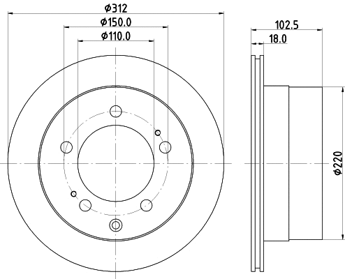 Brake Disc (55494)