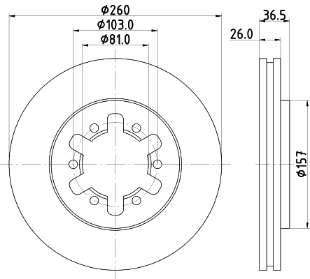 Brake Disc (50205)