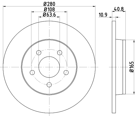 Brake Disc (54338)
