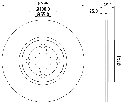 Brake Disc (54260)