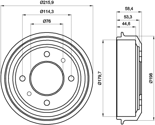 Brake Drum (61303)