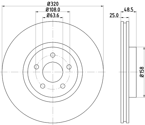 Brake Disc (54491)