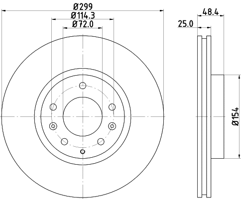 Brake Disc (54807)
