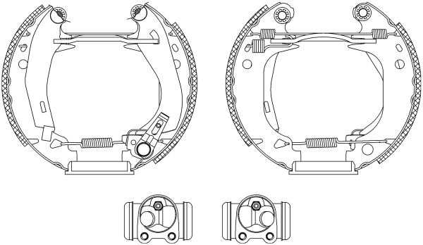 Brake Shoe Set (R0165)