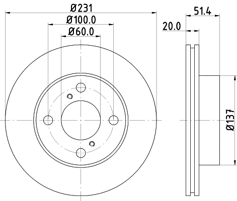 Brake Disc (55041)